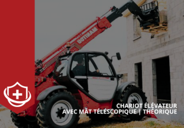 Image de Chariot élévateur avec mât télescopique - Théorique